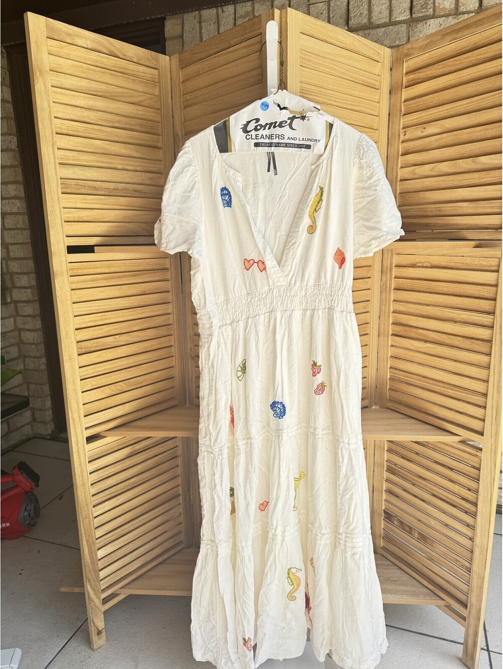 Anthropologie Dress White Size M - Picture 3 of 5